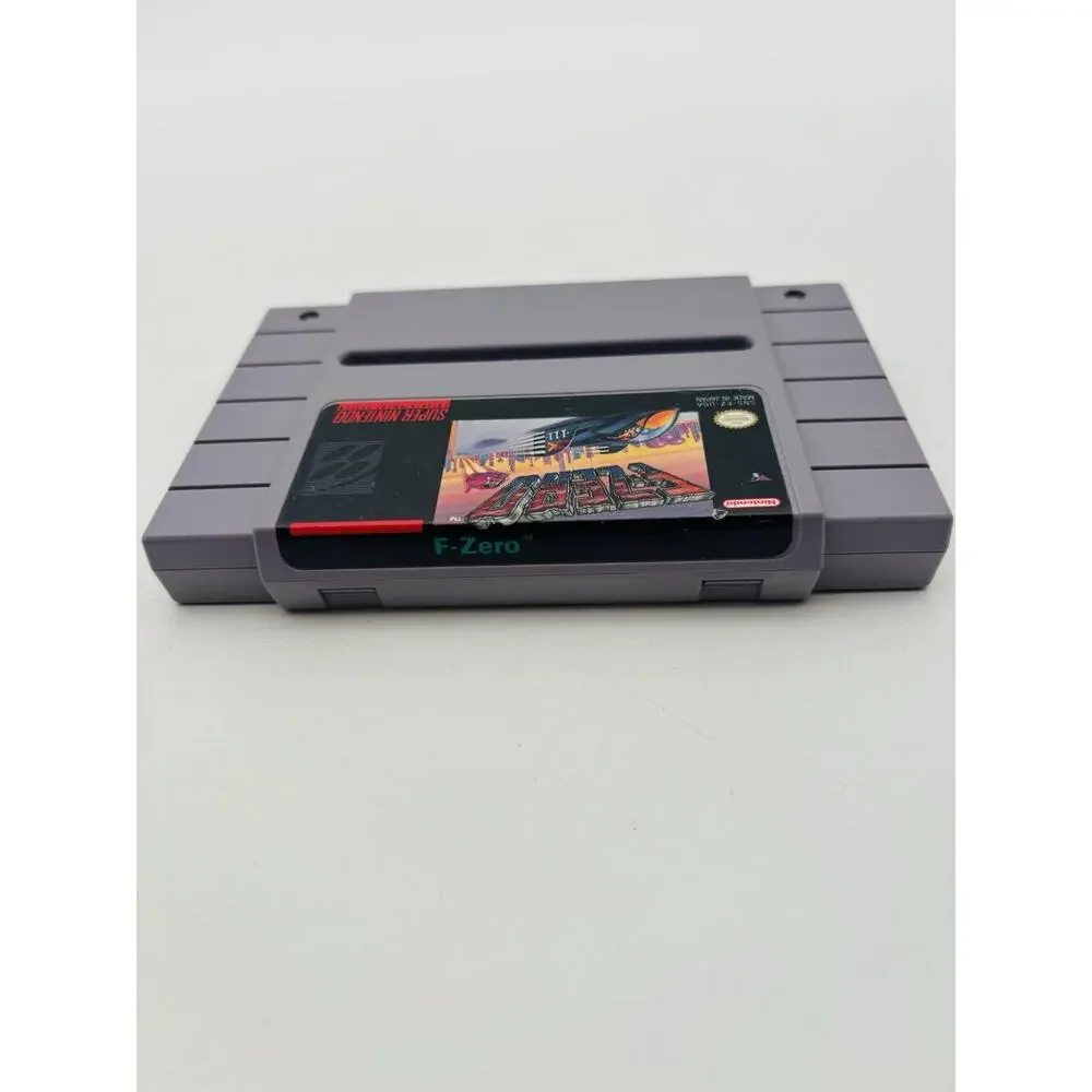 F-Zero (Super Nintendo Entertainment System, 1991) SNES Authentic Tested Works